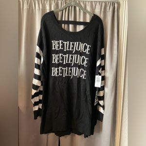 Torrid size 3 beetle juice sweater brand new with tags